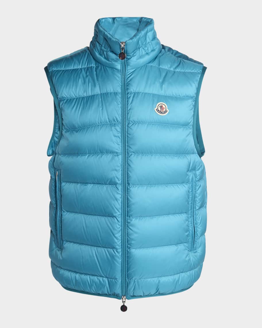 Moncler Men's Quilted Full-Zip Vest | Neiman Marcus