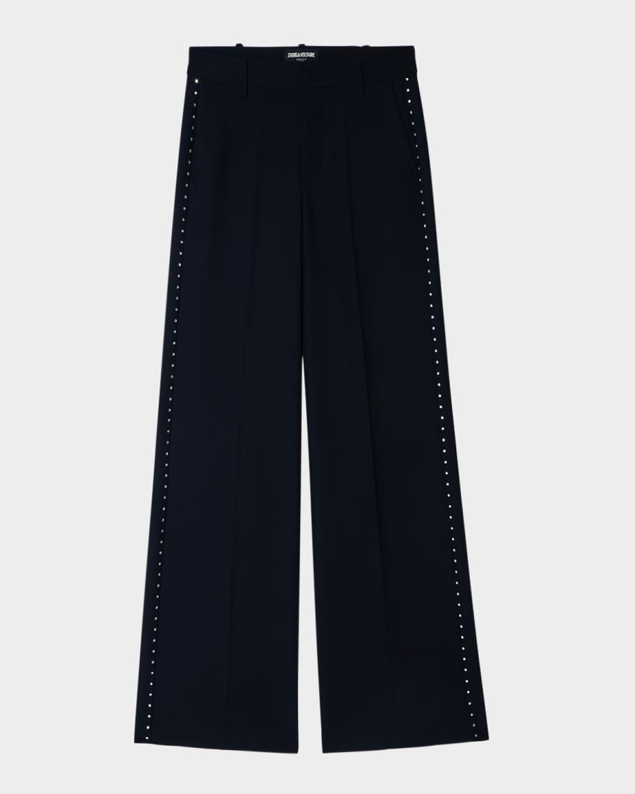 Zadig & Voltaire Panol Tailored Strass Trousers | Neiman Marcus