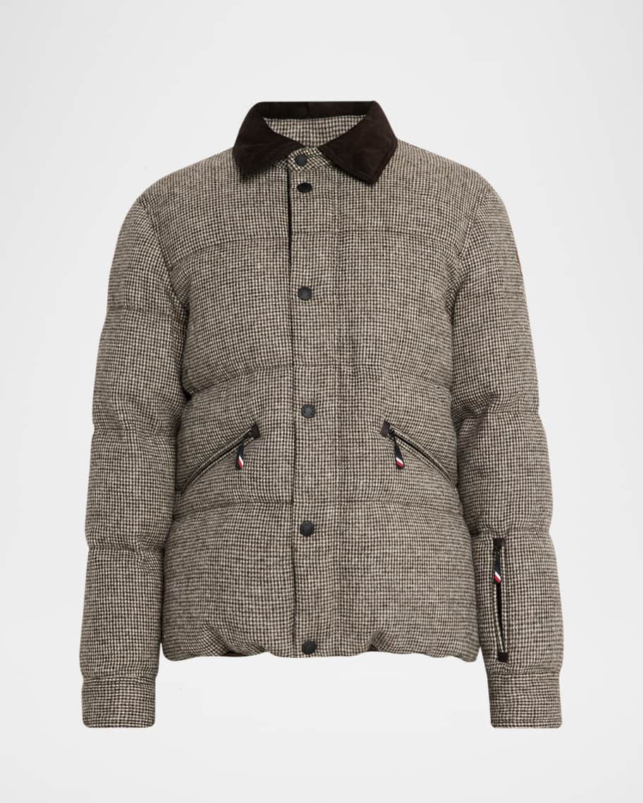 ねこMONCLER MAGLIONETRICOT ダウンジャケット Moncler Grenoble Men's Elgon Wool Down Ski Jacket | Neiman Marcus