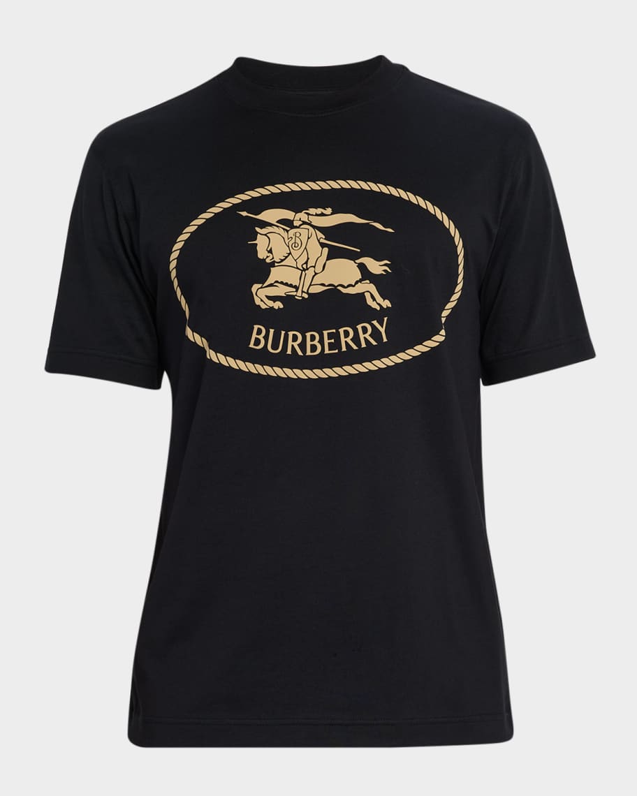 Tシャツ・カットソー BURBERRY MILLEPOINT T-SHIRT IN COTTON T-shirt Burberry Black size M KR in Cotton - 56369117