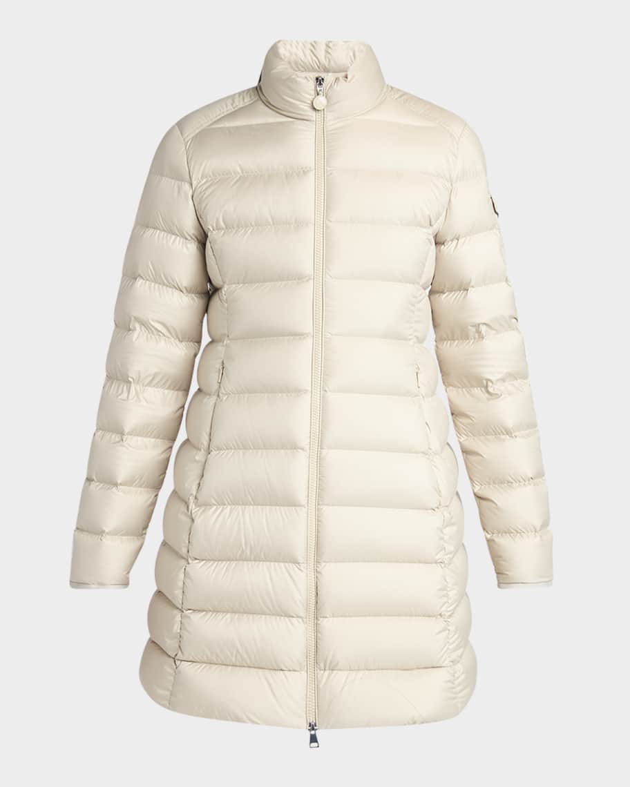 Moncler Igesse Long Down Puffer Coat | Neiman Marcus