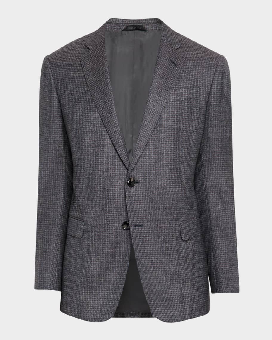 Giorgio Armani Men's Check-Textured G Line Sport Coat