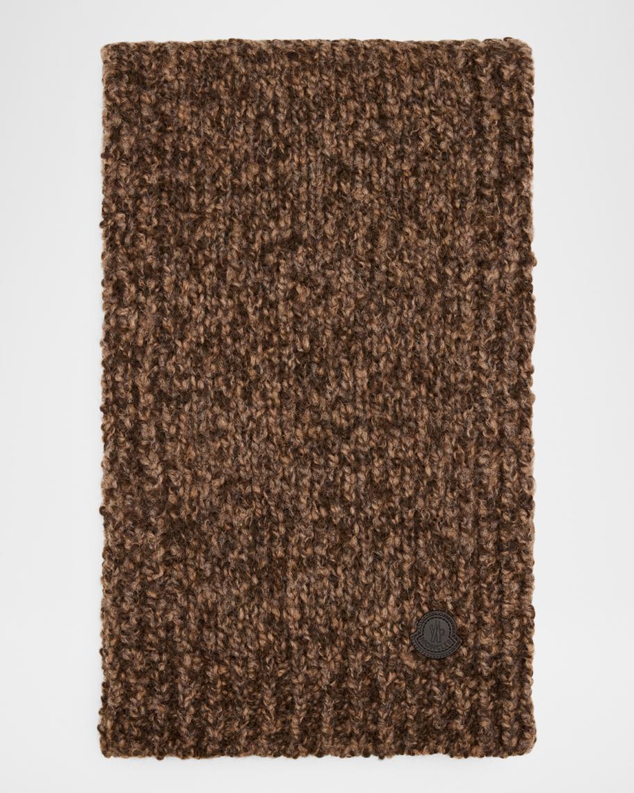 Moncler Men's Edit Wool and Alpaca Blend Scarf | Neiman Marcus