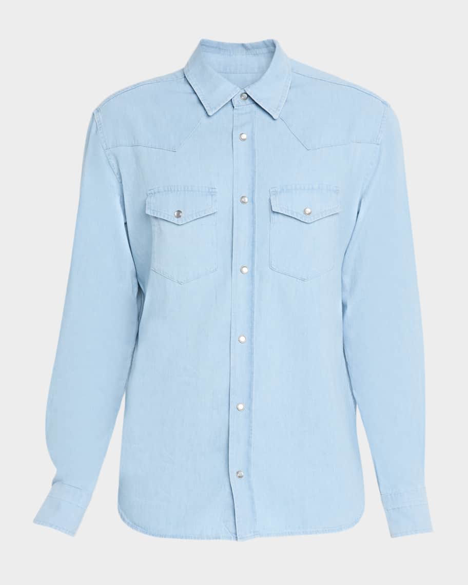 【関税込み】tom ford Button-down shirt TOM FORD Men's Slim Fit Oxford Dress Shirt | Neiman Marcus