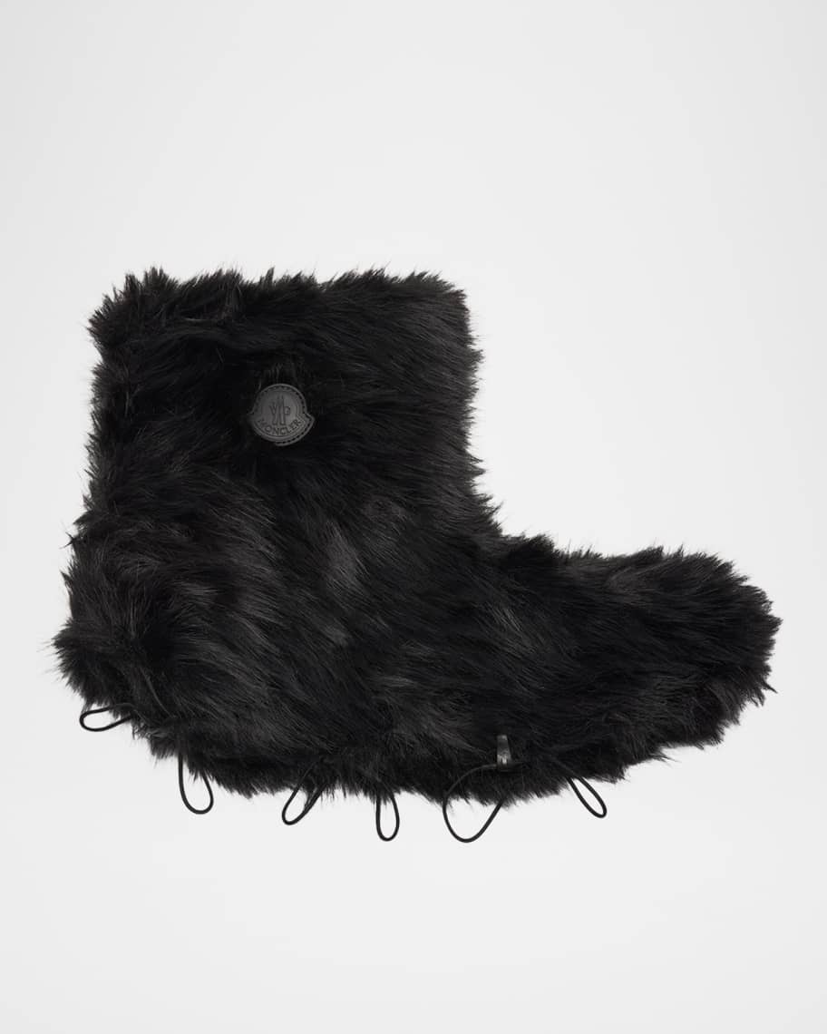 Moncler Men's Gaiter Trailgrip Faur Fur Ankle Boots | Neiman Marcus