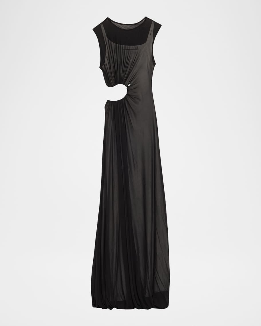 Christopher Esber Paisley Overlay Encased Tank Dress | The New Trend Black / AU 6