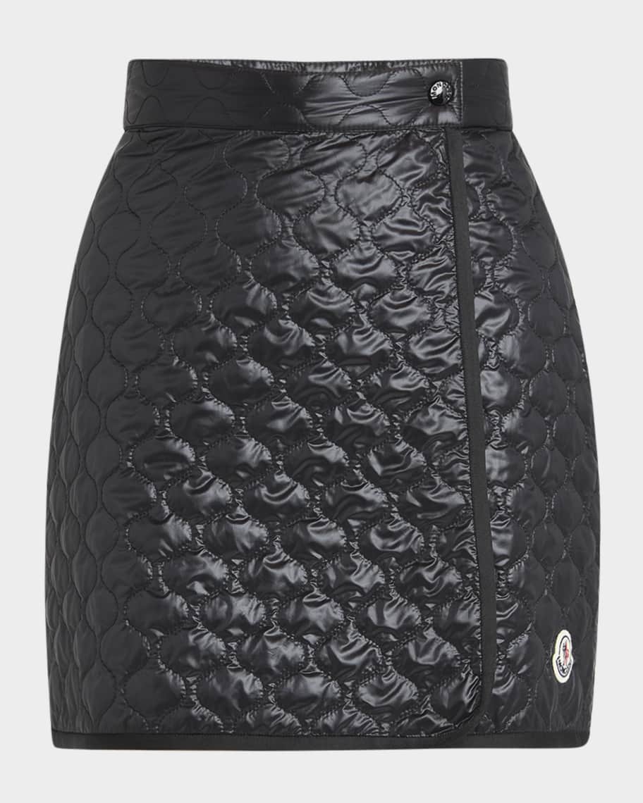 スカート MONCLER:: Skirt:M[RESALE] Moncler Geometric-Quilted Padded Mini Skirt | Neiman Marcus