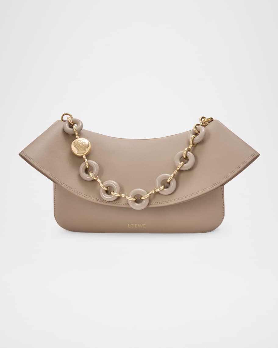 Loewe Ola Medium Shoulder Bag in Calfskin Leather | Neiman