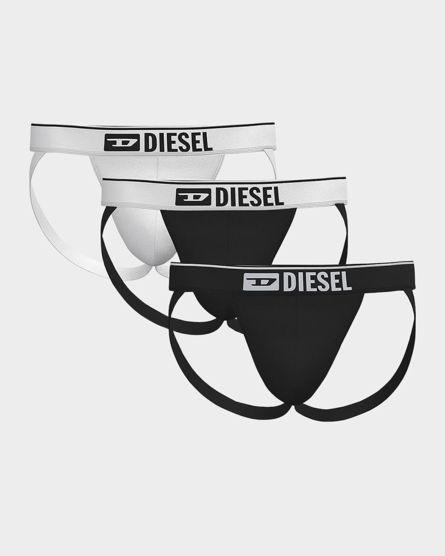 Diesel Men's Umbr-Jocky Stretch 3-Pack Jock Straps | Neiman Marcus