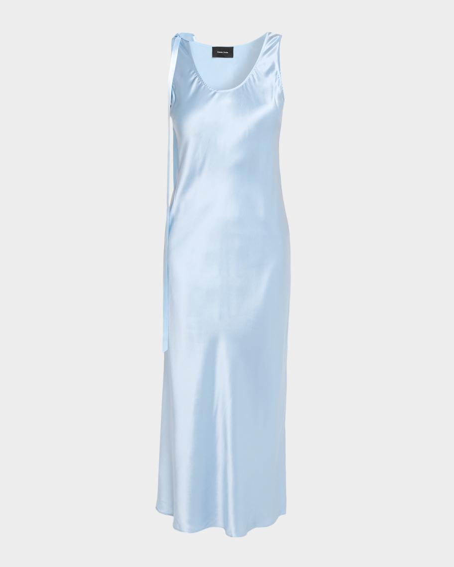 Simone Rocha Bow Detail Scoop-Neck Maxi Dress | Neiman Marcus