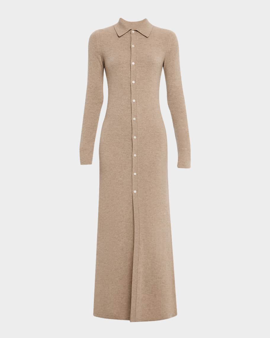 Guest in Residence Showtime Cashmere Shirtdress | Neiman Marcus