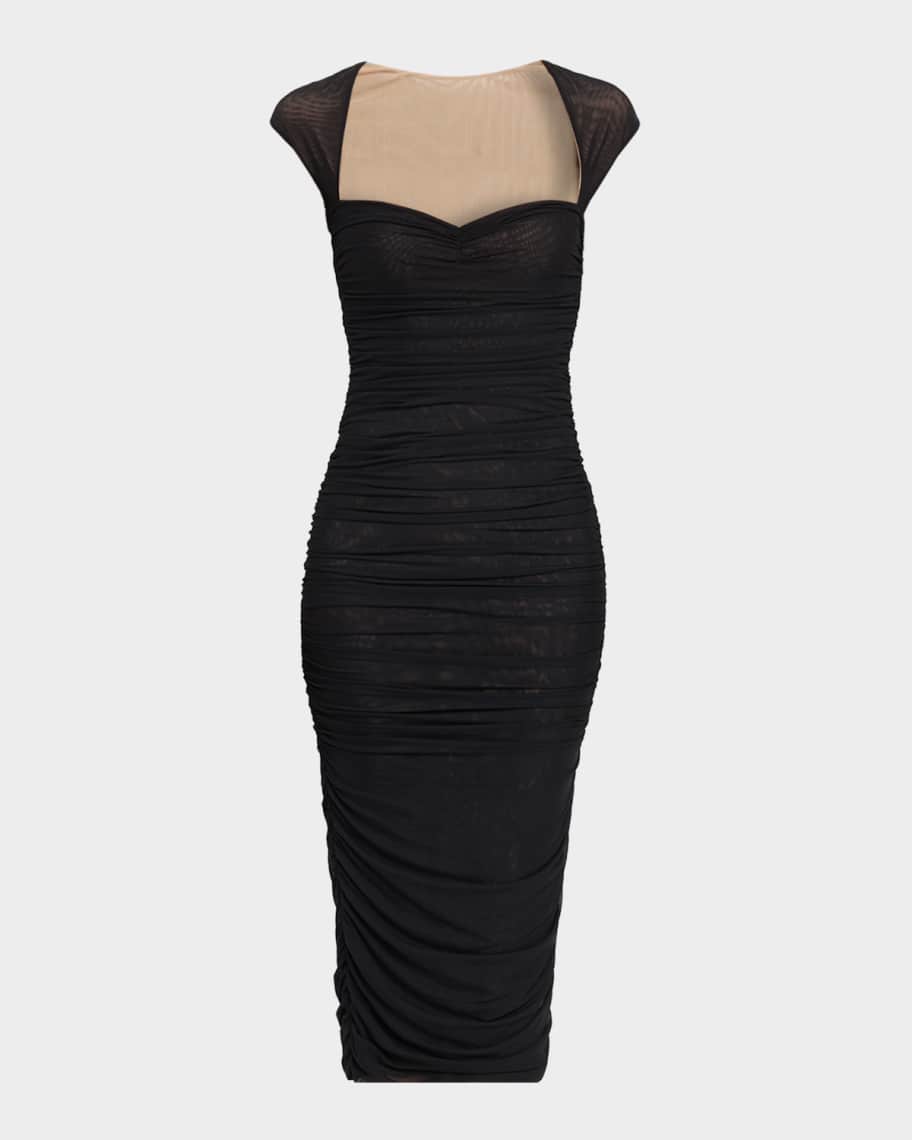 SER.O.YA Kylie Mesh Midi Dress