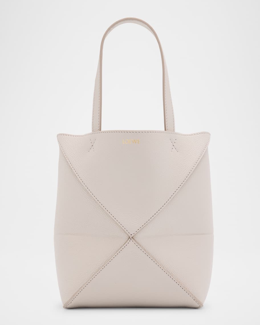 Loewe Puzzle Fold Mini Tote Bag in Calf Leather | Neiman Marcus