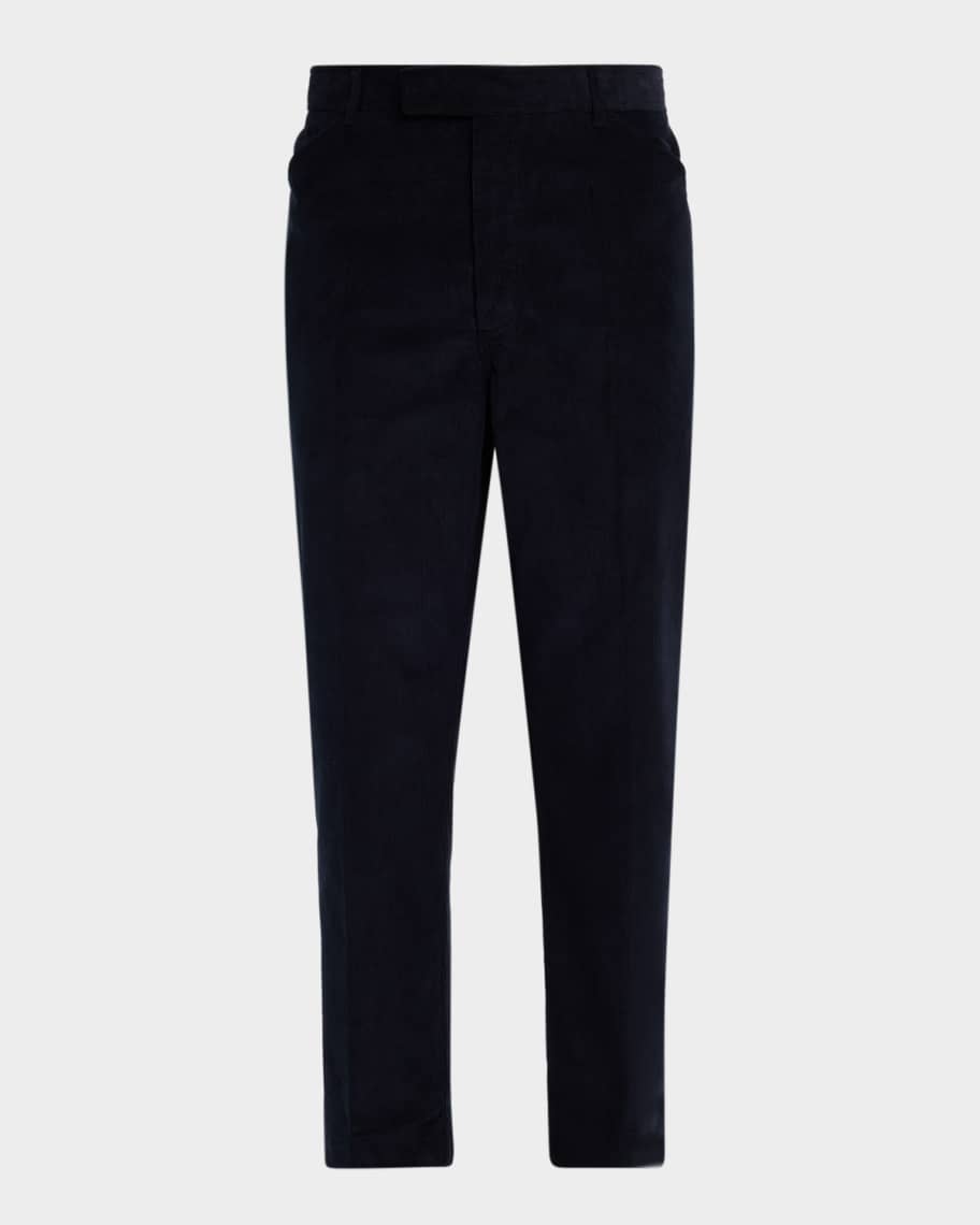 【関税&送料込】Thom Browne Canvas Pants Thom Browne Men's Tapered Corduroy Chino Pants | Neiman Marcus