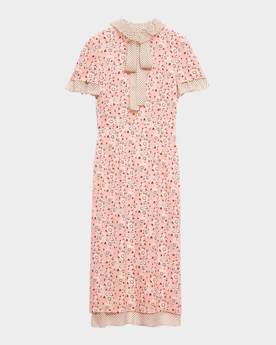 【プラダ・PRADA】Jacquard print mini-dress Prada Jacquard print mini-dress | REVERSIBLE