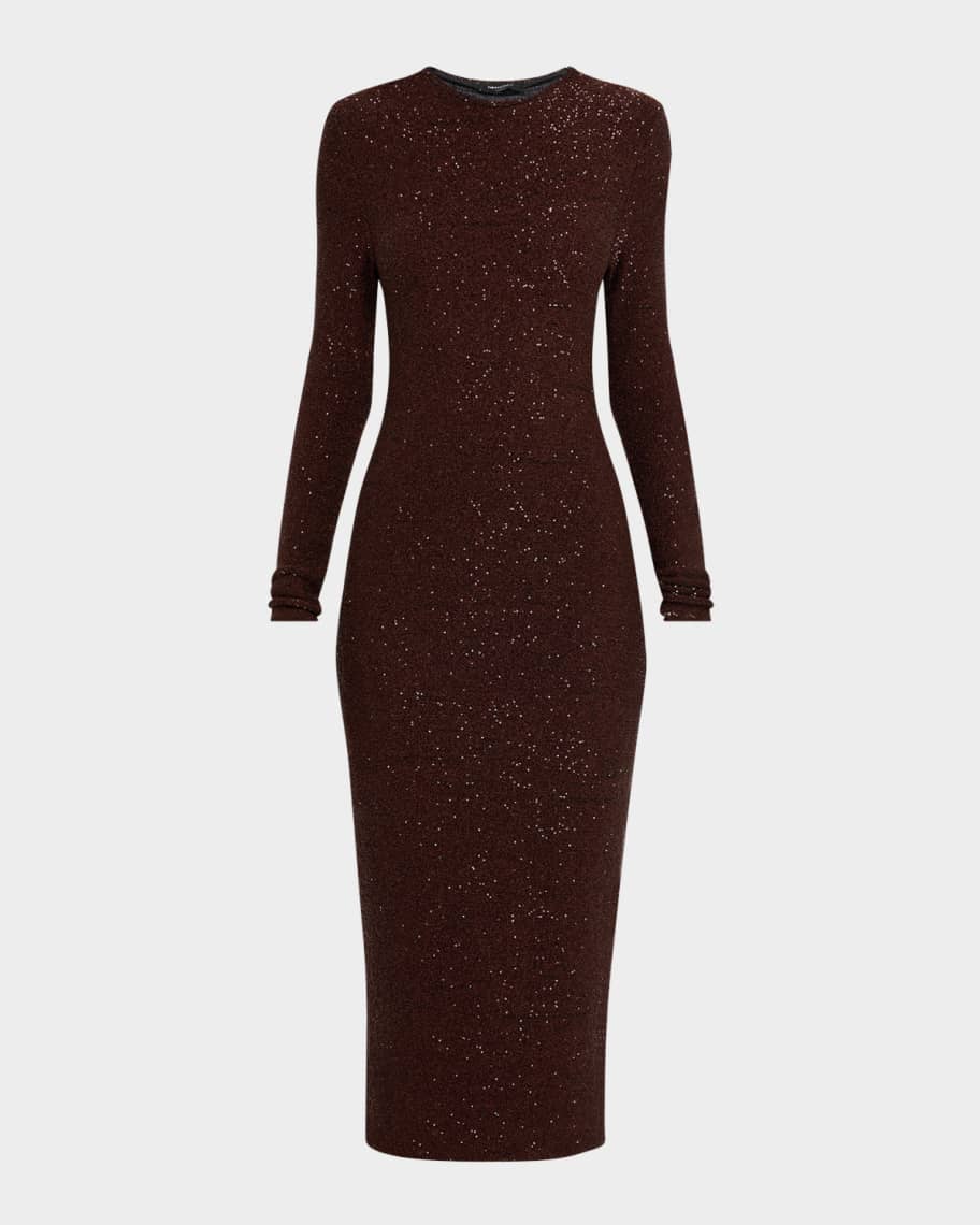 パーティードレス FABIANA FILIPPI Knitted mini dress with sequin edging FABIANA FILIPPI Sleeveless Sequin Tweed Mini Dress | Neiman
