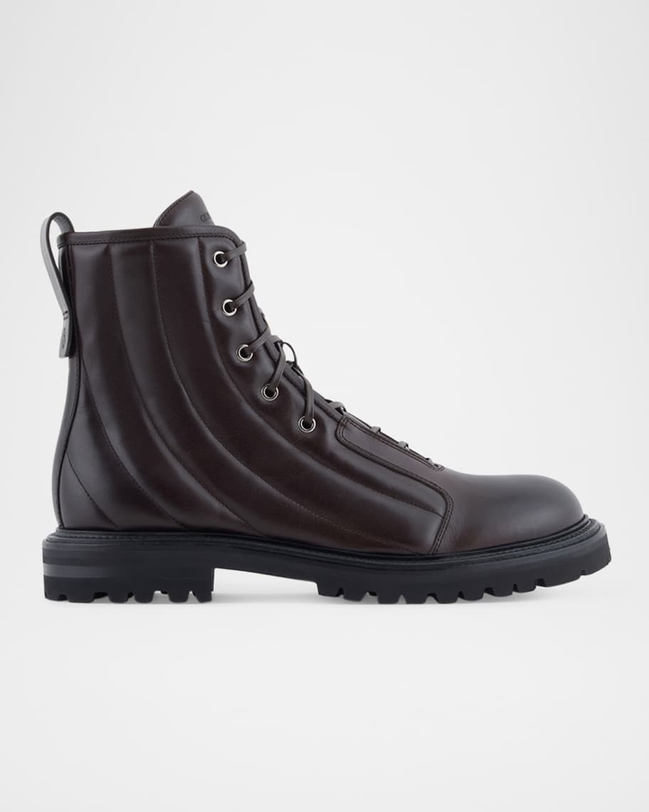 靴 Giorgio armani side zip leather boots Giorgio Armani Zip Leather Boots | Black | FARFETCH