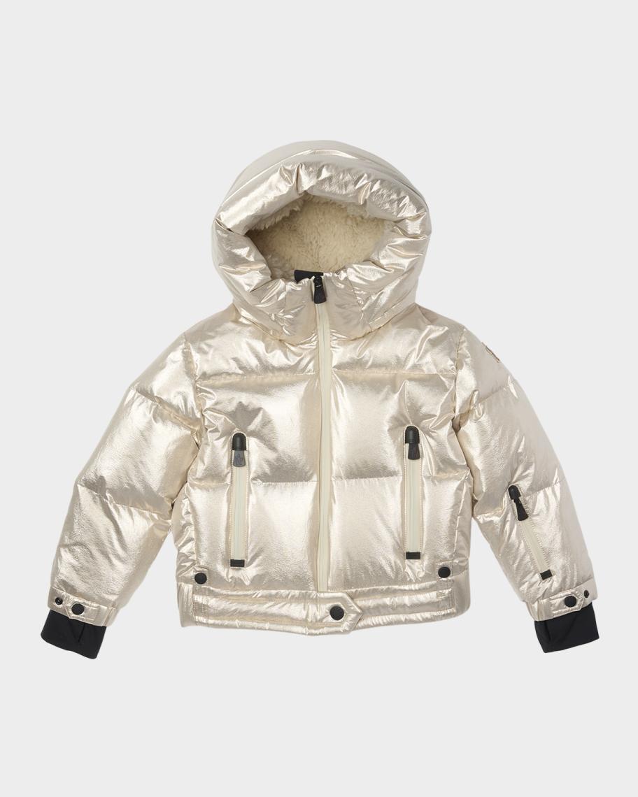 Moncler Grenoble Girl's Violette Down Puffer Ski Jacket, Size 12