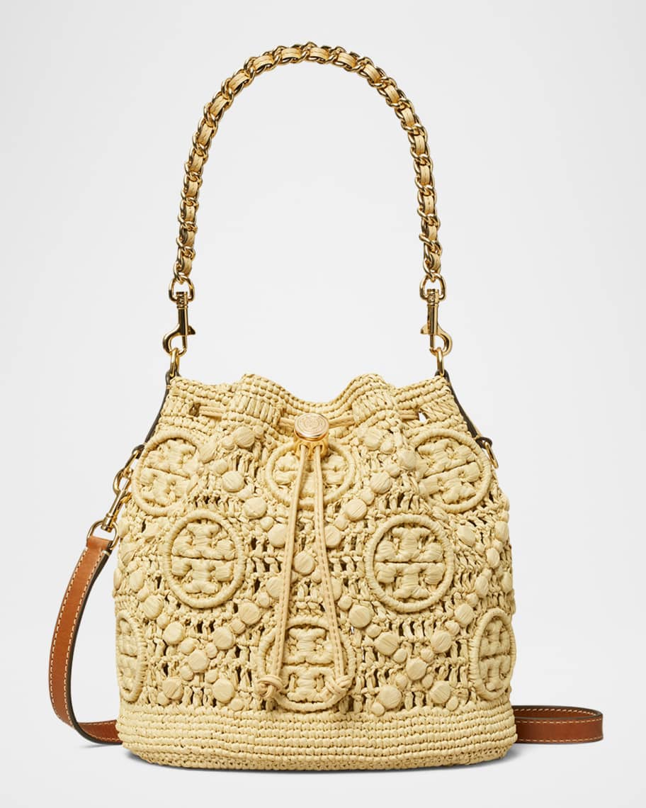 トートバッグ Tory Burch T Monogram Raffia Square Tote Tory Burch T Monogram Raffia Square Tote Bag | Neiman Marcus