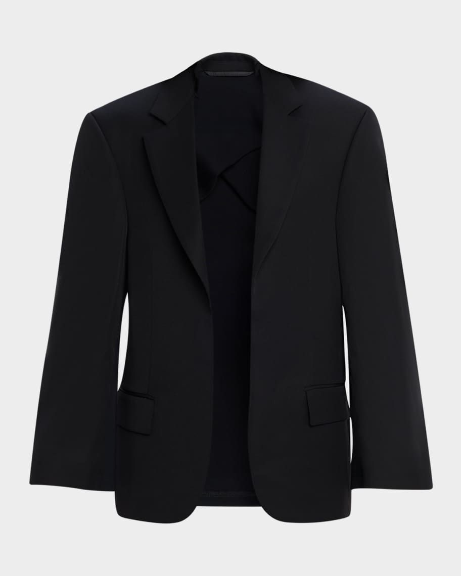 Balenciaga Single-Breasted Tailored Jacket | Neiman Marcus