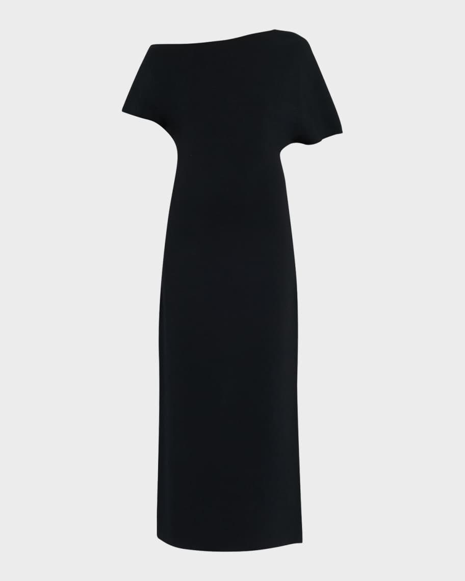 rohe asymmetric off-the-shoulder dress Rhe Asymmetrical Off Shoulder Dress