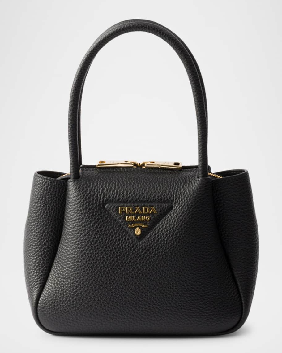 PRADA ミニバッグ Prada Mini Leather Top-Handle Bag | Neiman Marcus