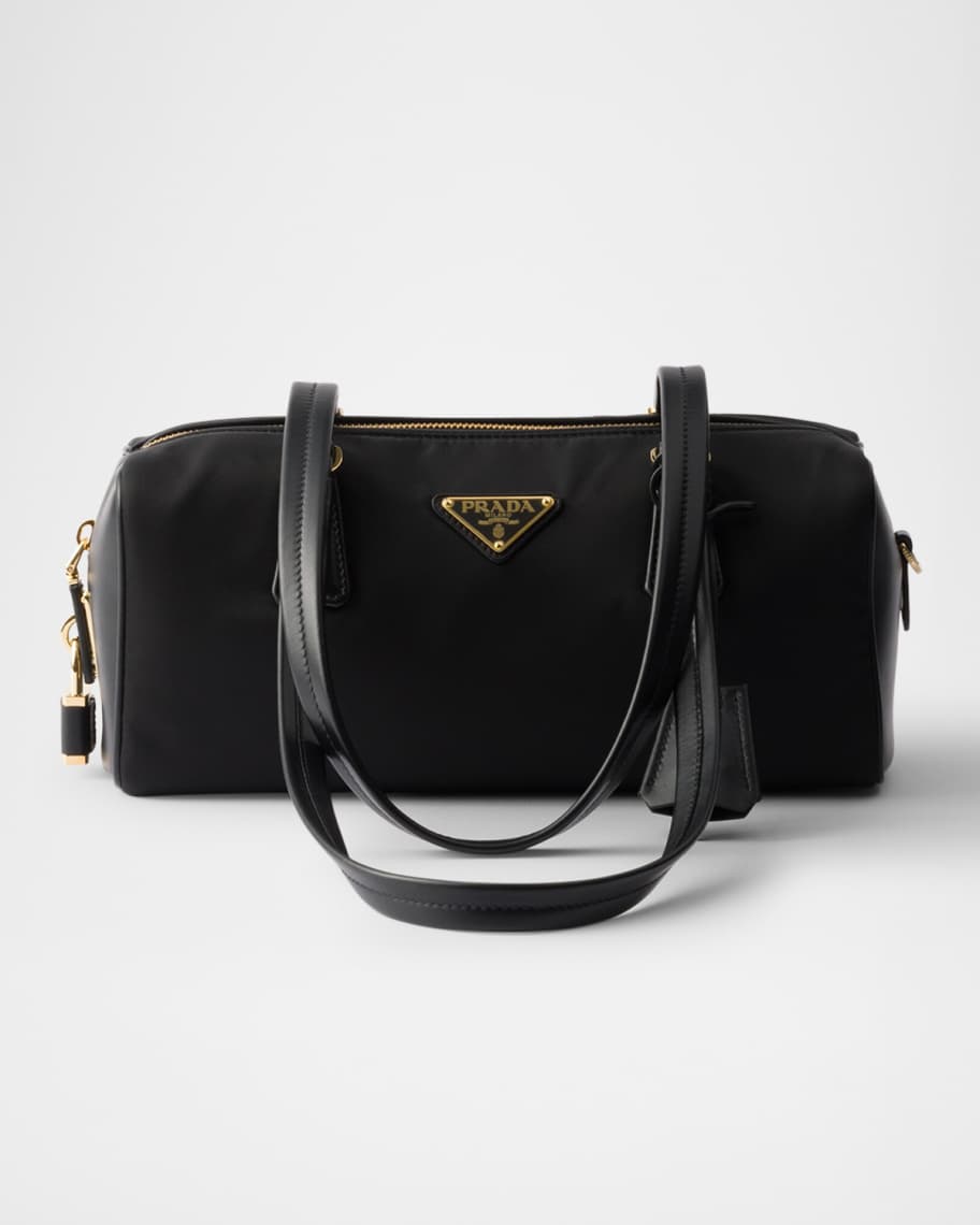 PRADA ミディアム パッド入り Re-Nylon&レザー トートバッグ Prada Padded Re-Nylon Tote Bag | Saks Fifth Avenue