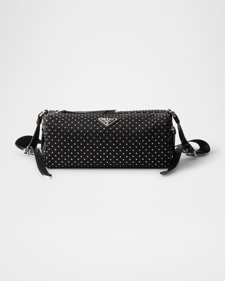 PRADA プラダ 定番ボストンバッグ ブラック ナイロン 鍵付き