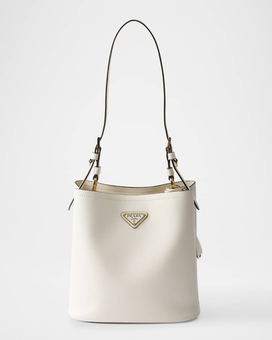 【関税&送料込】Prada Brushed Leather Medium Handbag PRADA Prada Re-Edition 1995 brushed-leather medium handbag