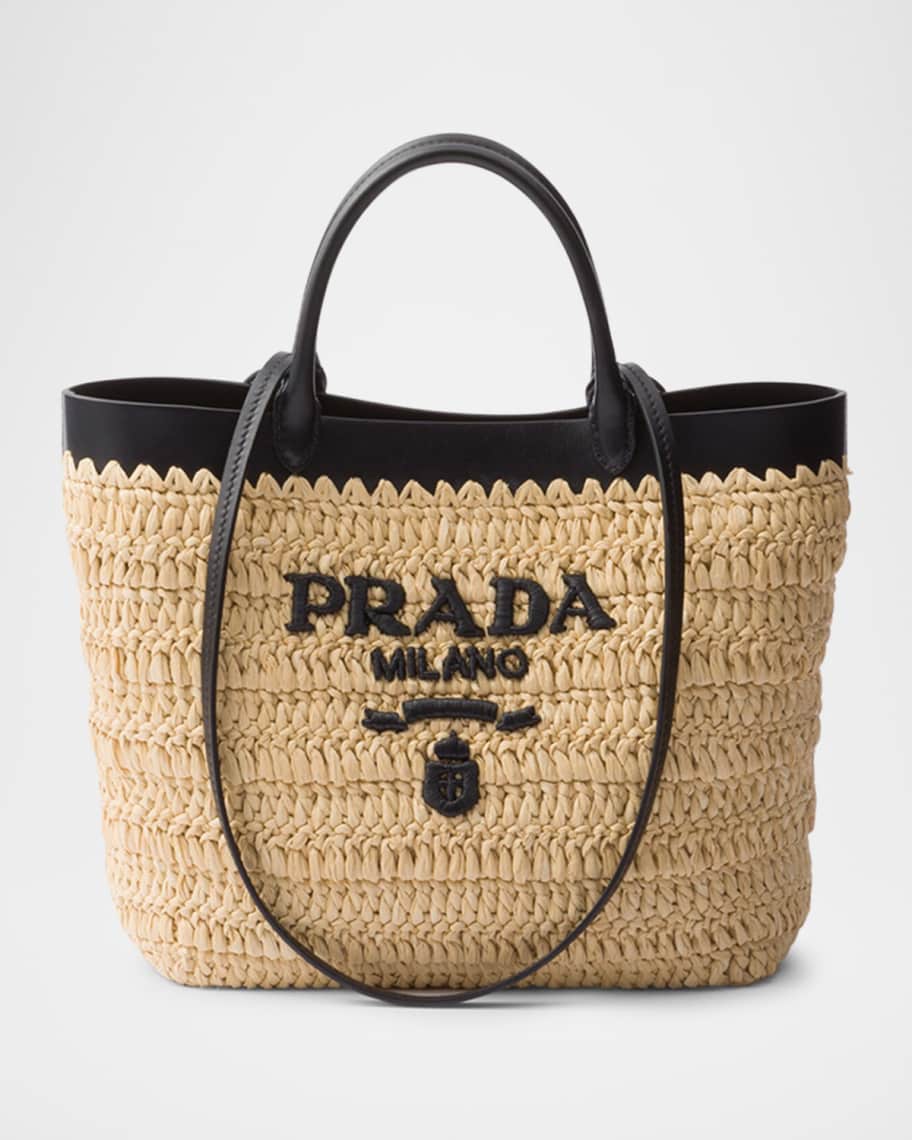 PRADA 最新作 トートバッグ 人気 クロシェ Small crochet tote Prada Small Crochet Tote Bag | Saks Fifth Avenue