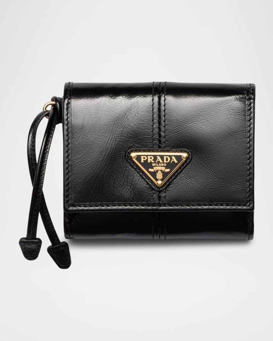 小物 PRADA SMALL TRIFOLD WALLET Prada Small Trifold Leather Wallet | Neiman Marcus