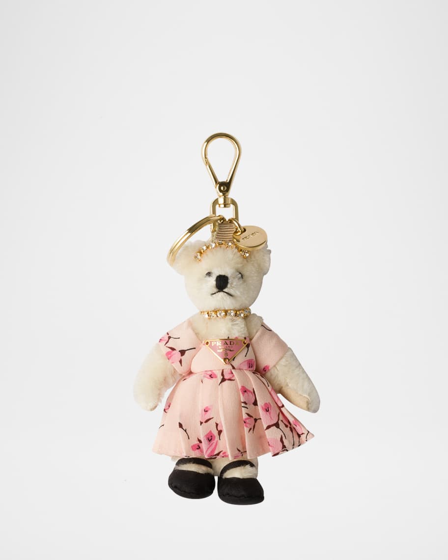 PRADA プラダ　ベアー　チャーム　MARY ROSE Prada Mary Rose Bear Keychain | Neiman Marcus