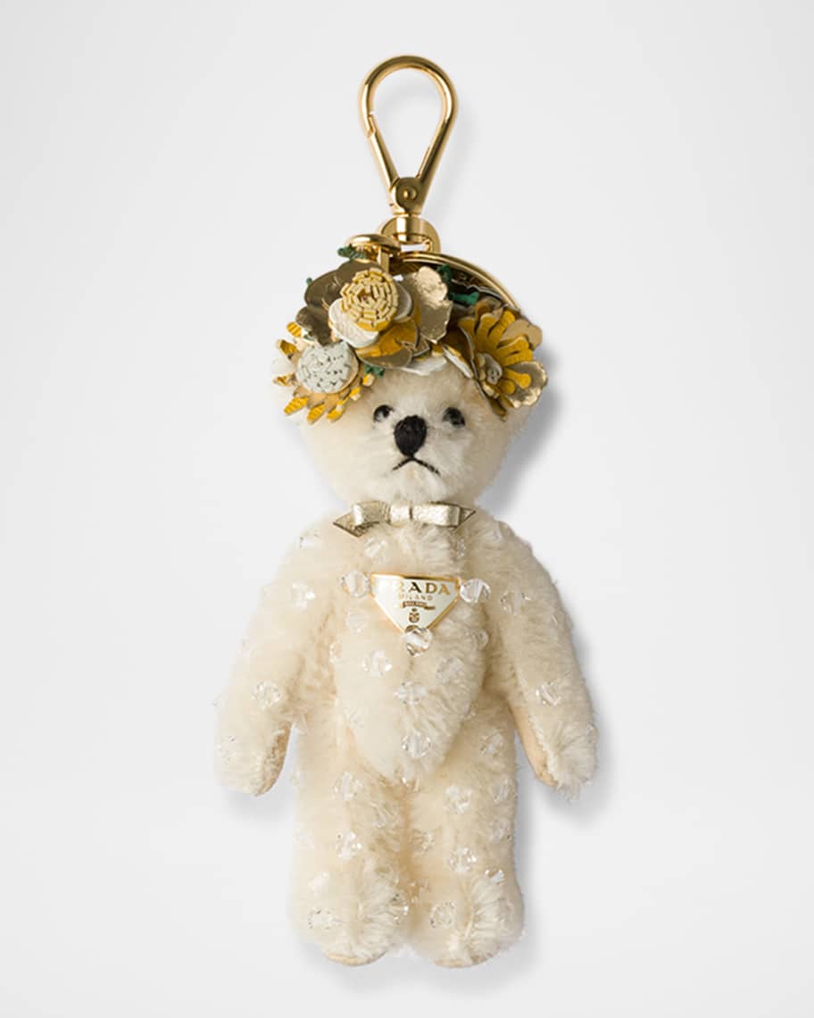 アクセサリー PRADA Mohair Panda Crystal Charm Strap PRADA Mohair Panda Crystal Charm Strap SHILPMART Panda Mobile