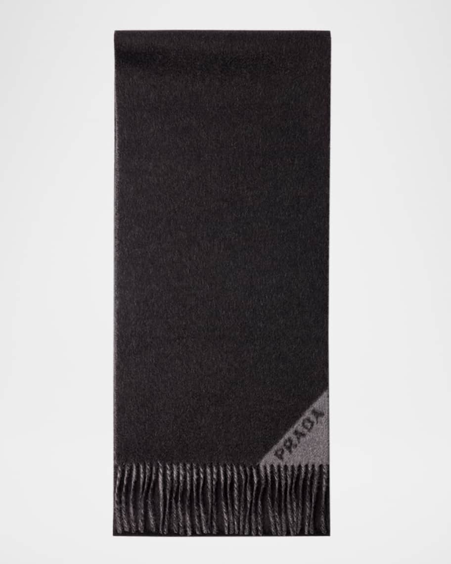 Cashmere scarf Prada Black in Cashmere - 49042509