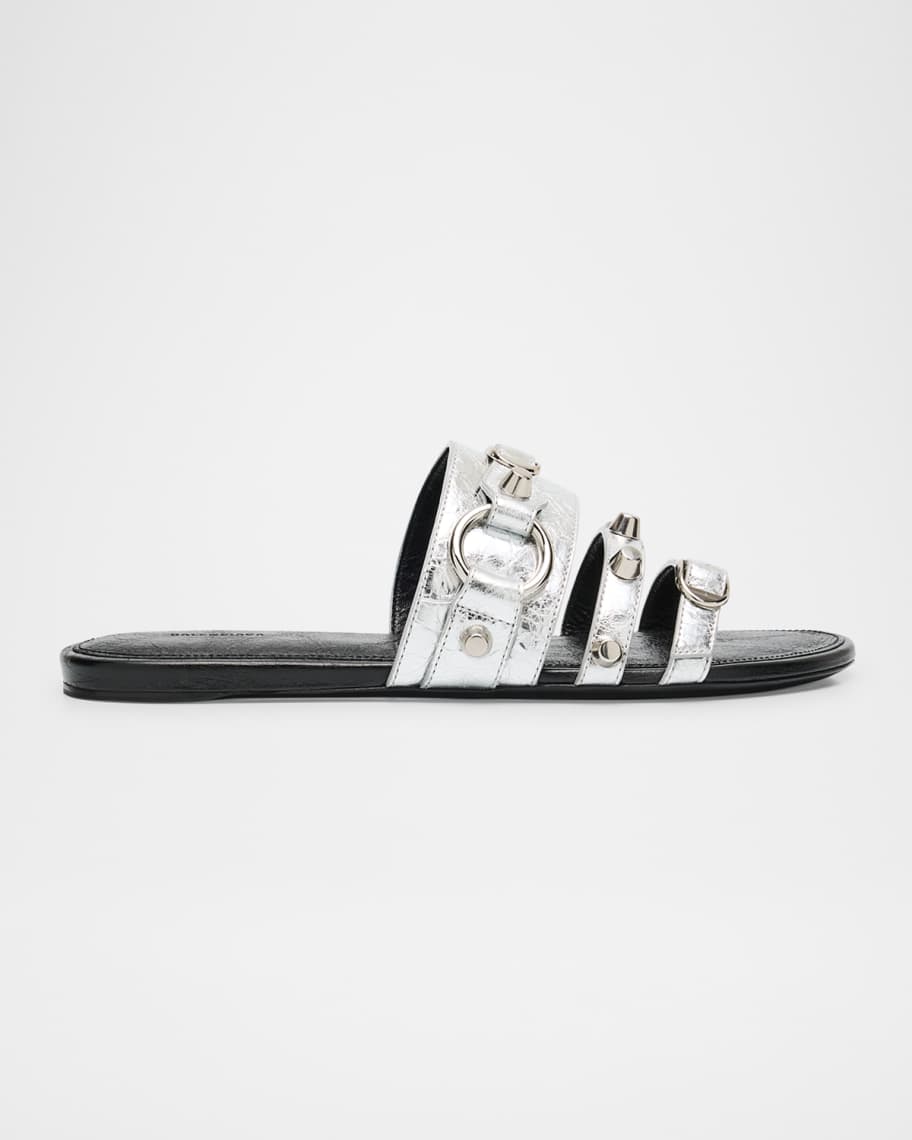 サンダル・ミュール BALENCIAGA CITY FLAT SANDALS Balenciaga City Mule Flat | Neiman Marcus