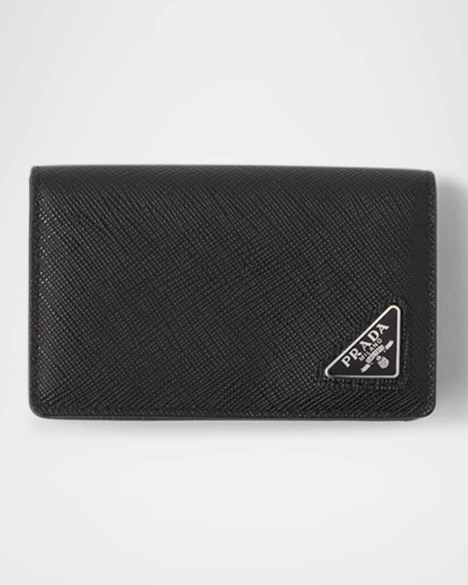 Men's Saffiano Leather Bifold Card Holder