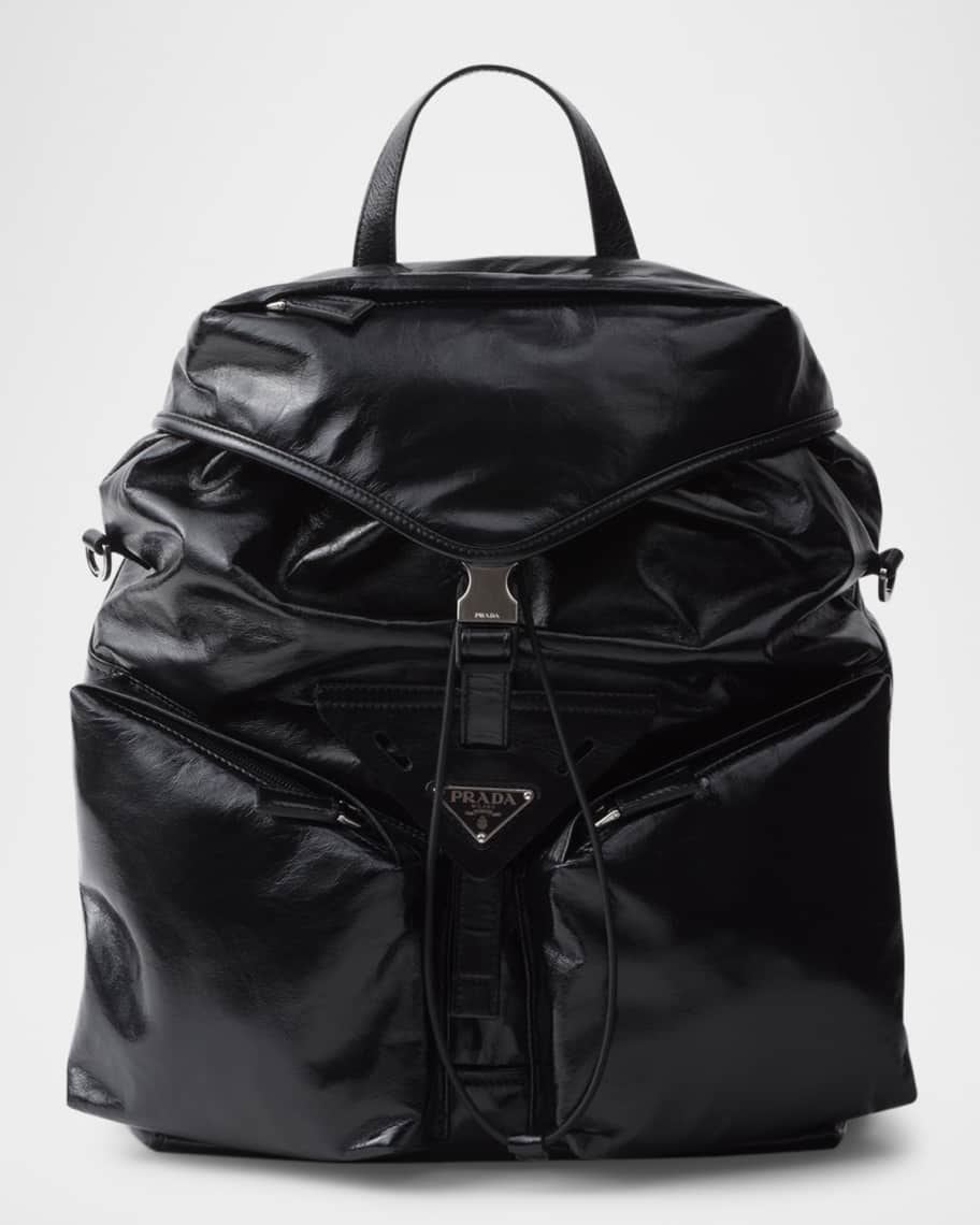 バッグ PRADA all leather backpack Prada Men's Leather Backpack | Neiman Marcus