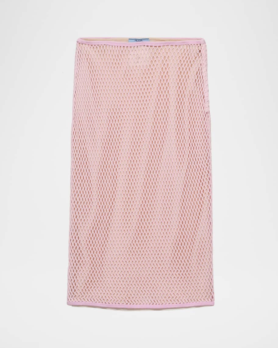 スカート PRADA Ivory Mesh Skirt Prada Ivory Mesh Skirt | italist