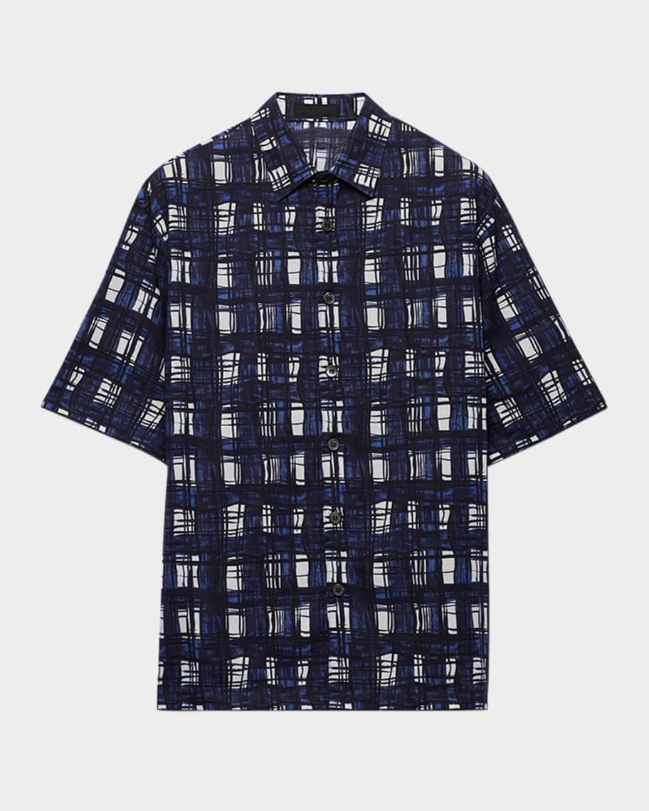 早いもの勝ち‼️ PRADA ホワイト ショートスリーブシャツ 早いもの勝ち‼️ PRADA ホワイト ショートスリーブシャツ - メルカリ