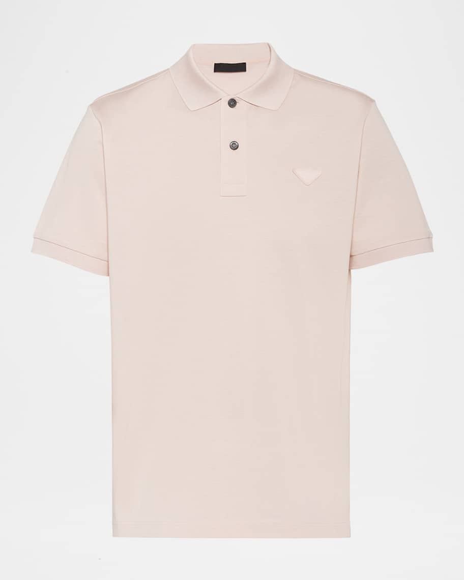 Prada Short-Sleeved Cotton Polo Shirt | Saks Fifth Avenue