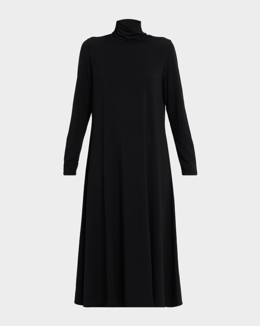 twist front knee length dress The Twist-Front Midi Dress