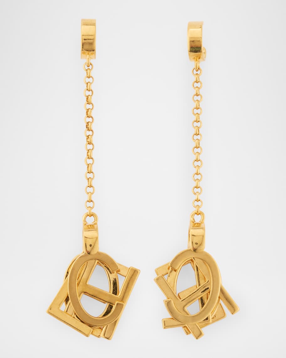 ピアス Chloe Chloe Letters Drop Earrings Chloe Logo Letter Drop Earrings | Neiman Marcus