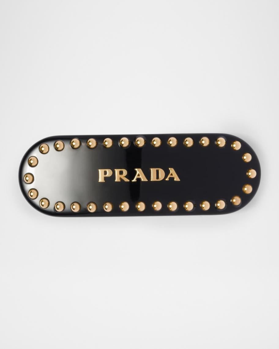 Prada Stud Plex Hair Clip | Neiman Marcus