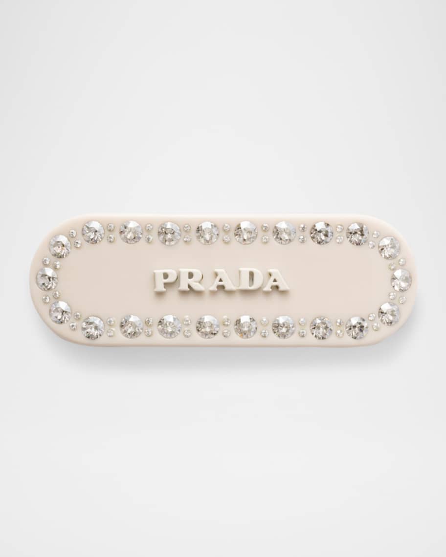 Prada Crystal Plex Hair Clip | Neiman Marcus