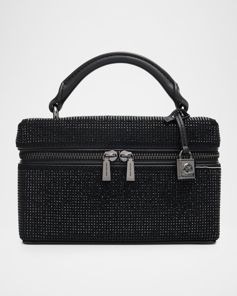 MICHAEL Michael Kors Jana XS Rhinestone Suede Crossbody Bag