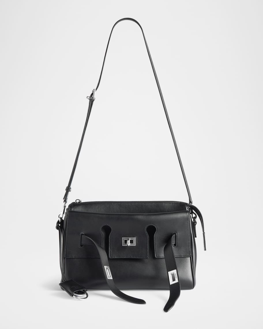 Balenciaga Men's Bel Air Small Leather Messenger Bag