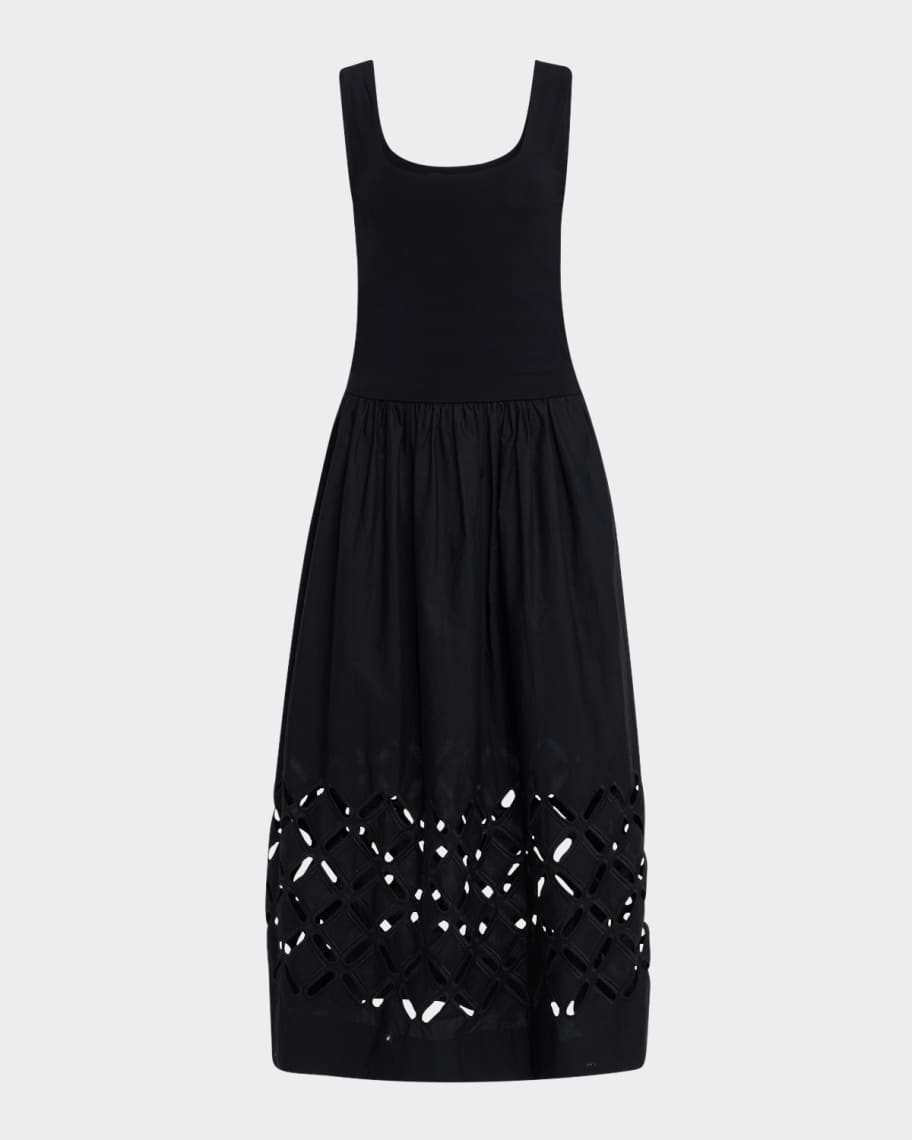 nadia cut out midi dress Nadia Navy Blue Cutout Mini Dress - Size L - Sky To Moon - Fit and Flare Design