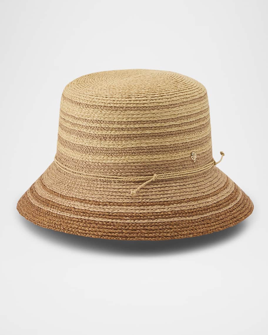 Helen Kaminski Kaia Packable Raffia Bucket Hat | Neiman Marcus