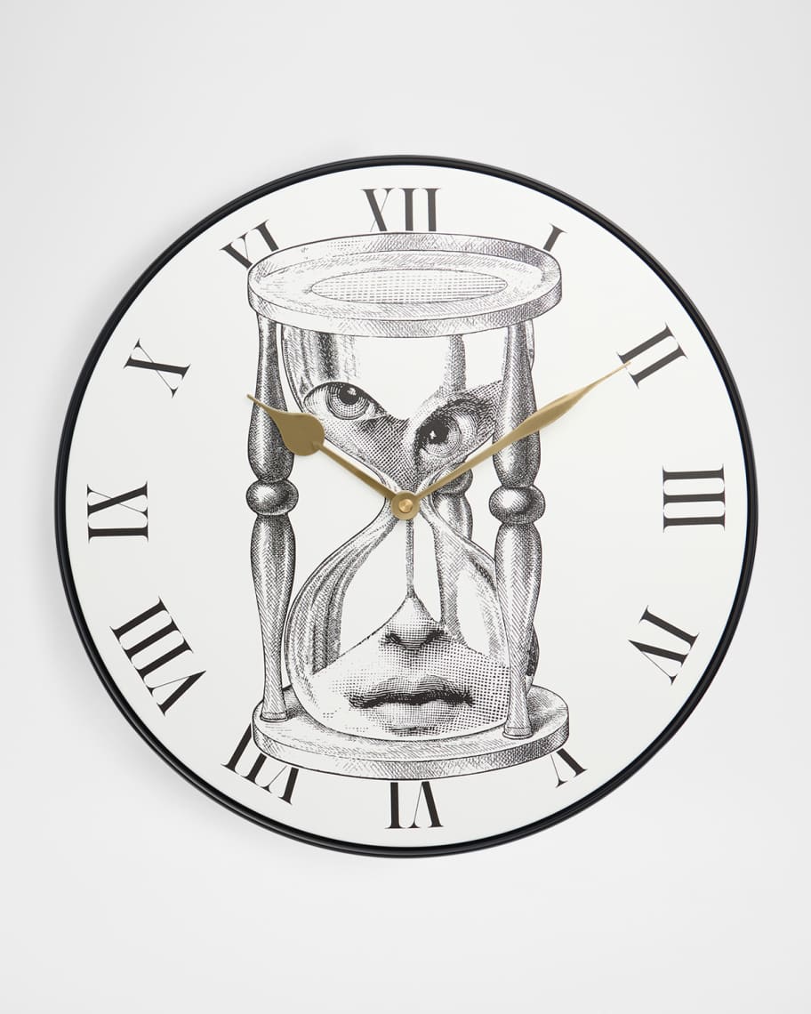 Fornasetti Tema e Variazioni No. 184 Wall Clock | Neiman Marcus