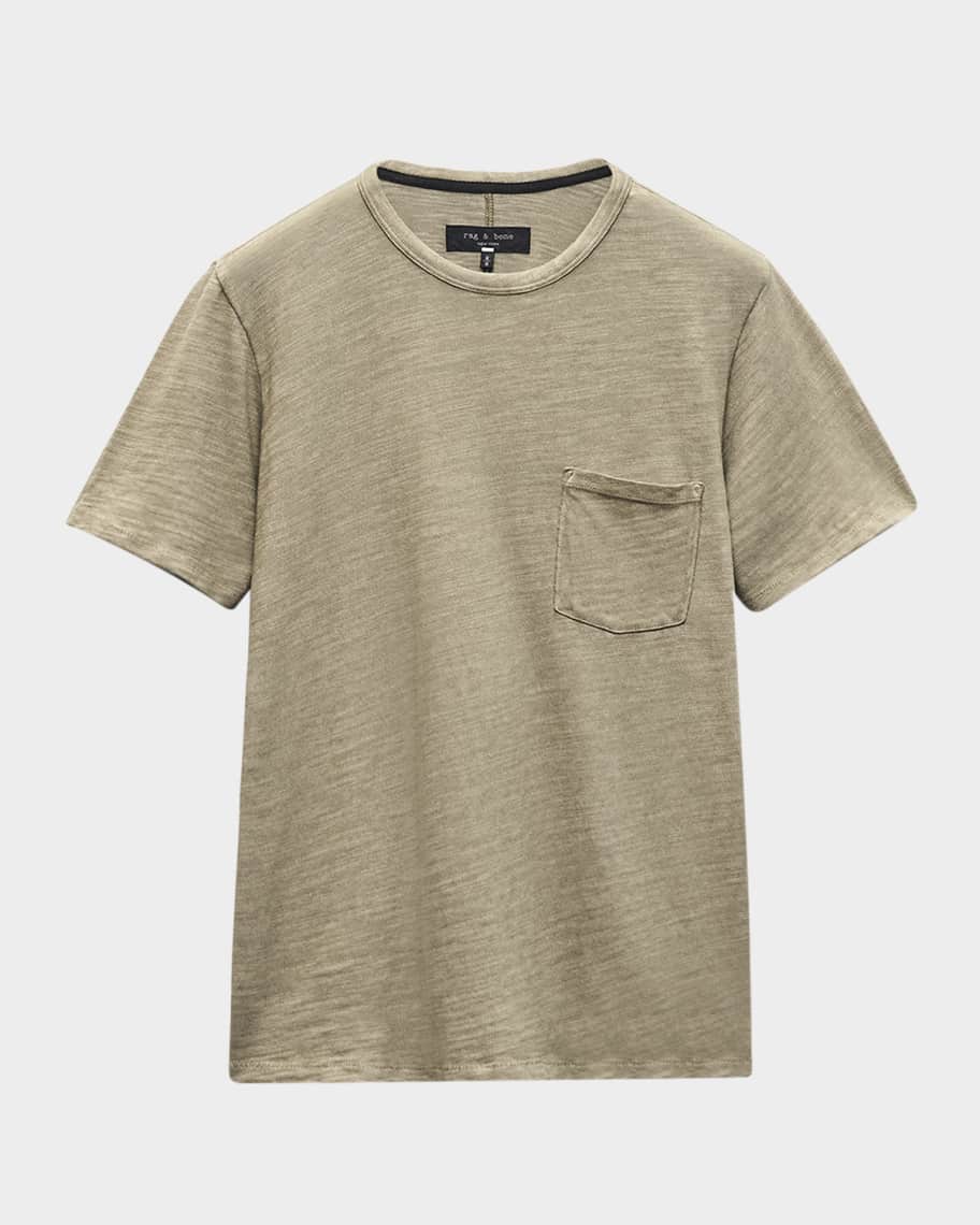 Rag & Bone Men's Washed Classic Flame Pocket T-Shirt
